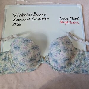 Victoria's Secret Pastel Floral Underwire Bra - Mint Lavender Cream